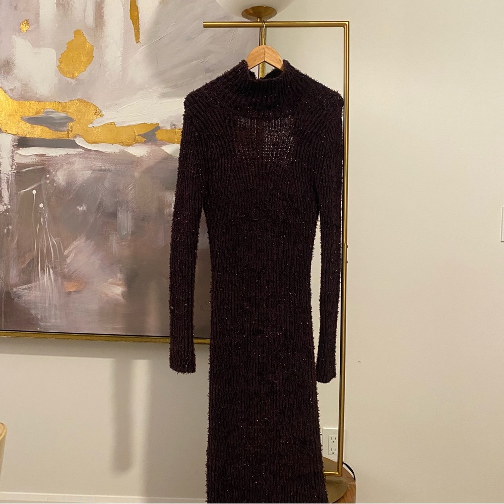 ⏱️24 HR SALE⏱️ Helmut Lang Turtle Neck Maxi Dress
